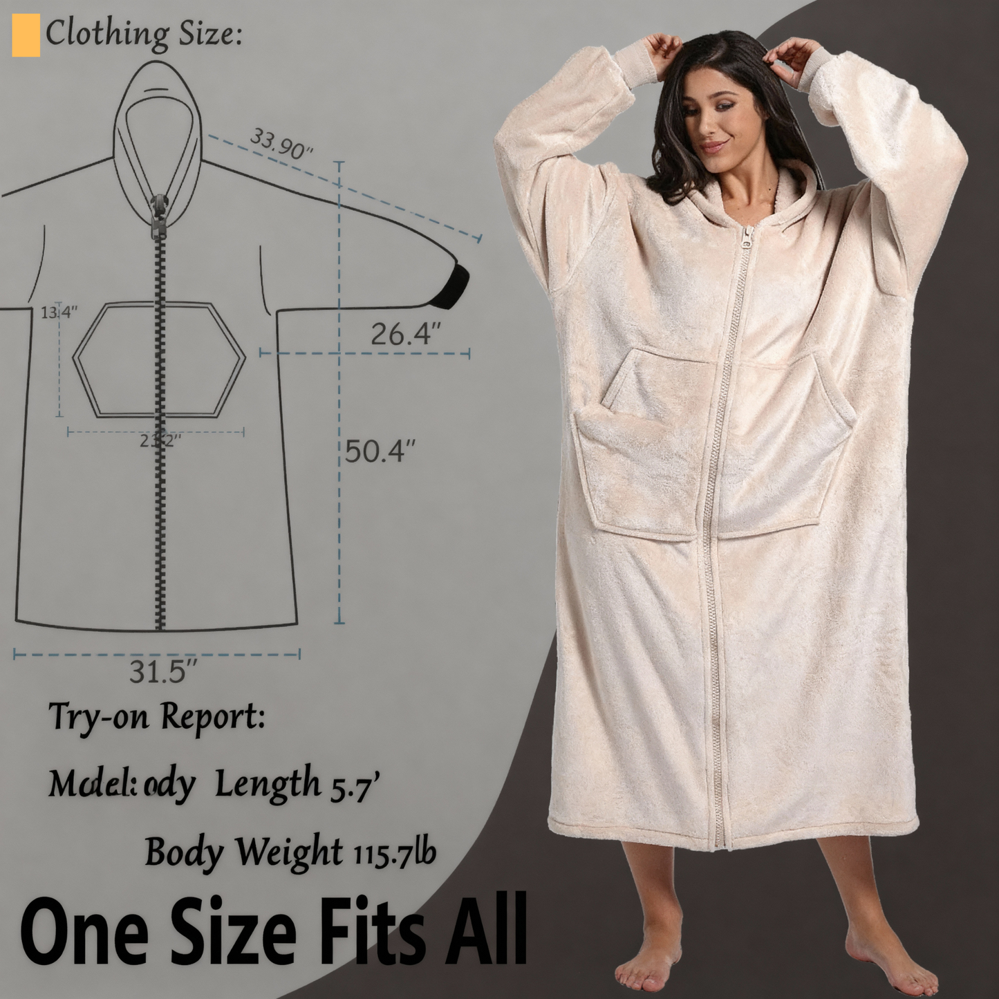 Fleece Wearable Blanket